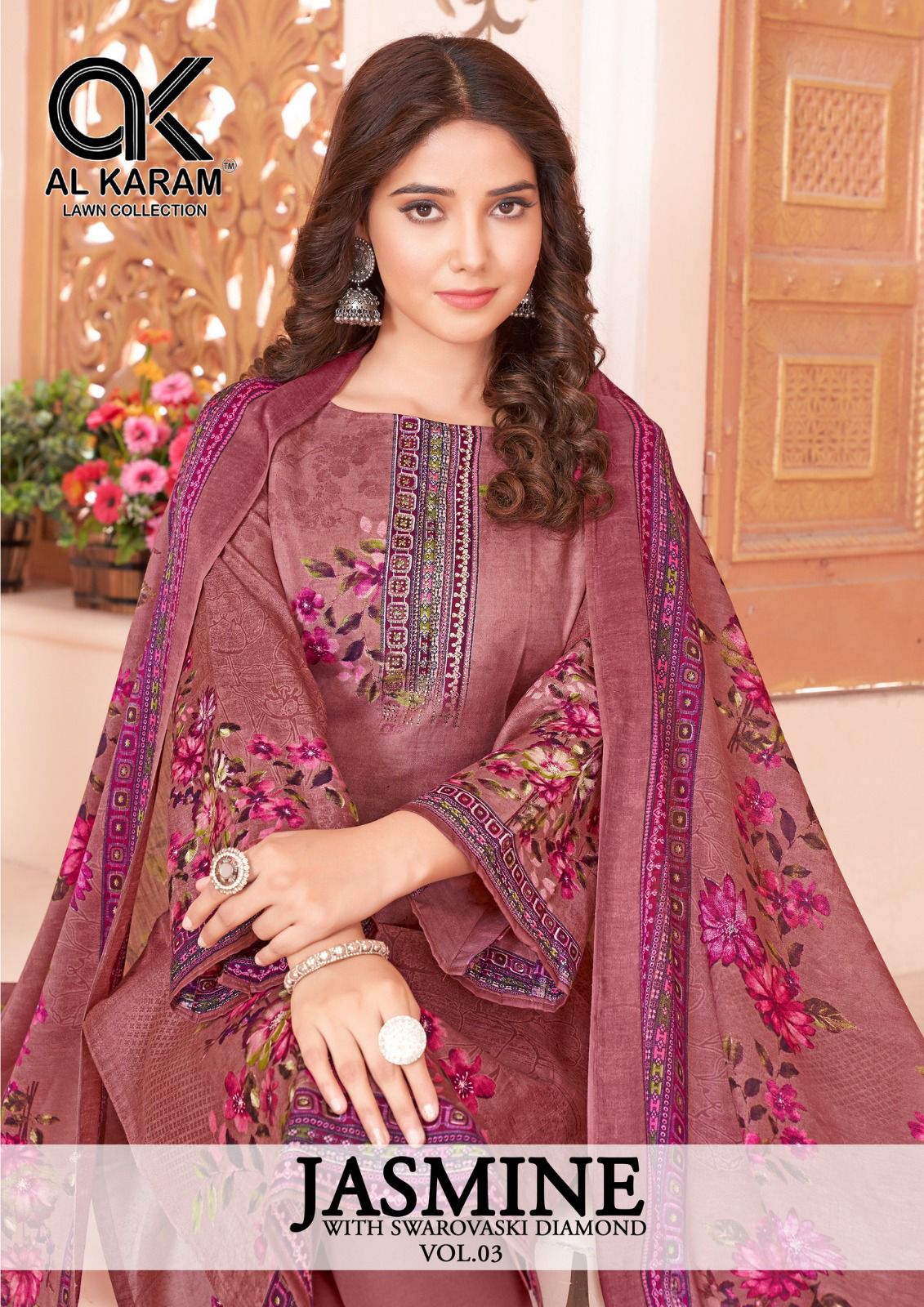 Jasmine Vol 3 Al Karam Cotton Karachi Salwar Suits