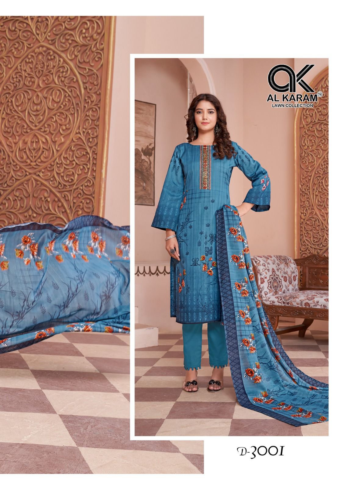 Jasmine Vol 3 Al Karam Cotton Karachi Salwar Suits