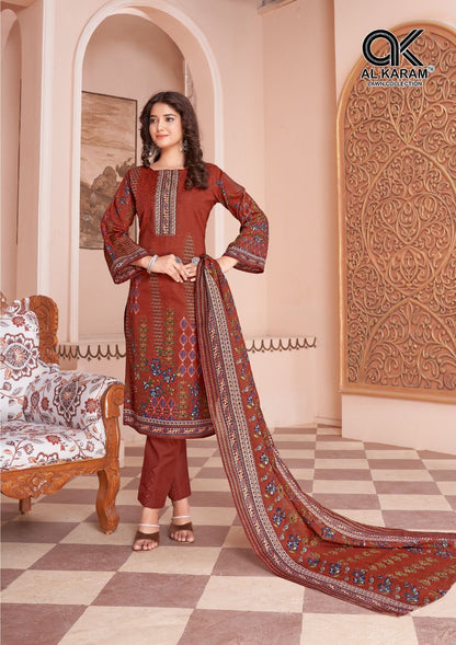 Jasmine Vol 3 Al Karam Cotton Karachi Salwar Suits