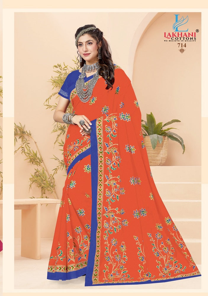 Jasmine Vol 7 Lakhani Cotton Sarees