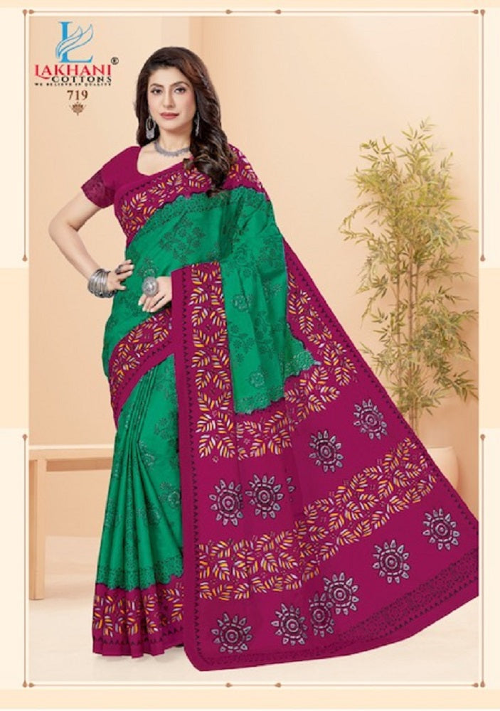 Jasmine Vol 7 Lakhani Cotton Sarees