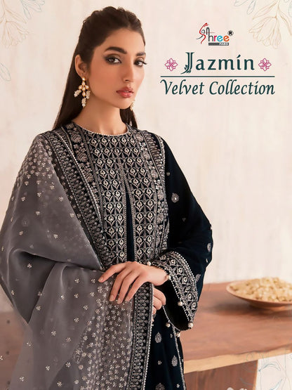 Jazmin Shree Fabs Velvet Suits