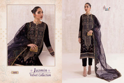 Jazmin Shree Fabs Velvet Suits