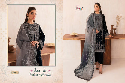 Jazmin Shree Fabs Velvet Suits