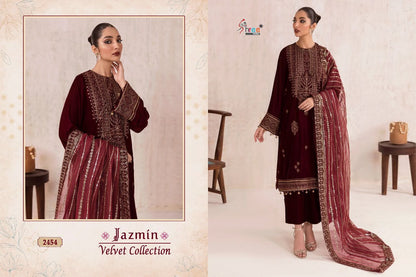 Jazmin Shree Fabs Velvet Suits