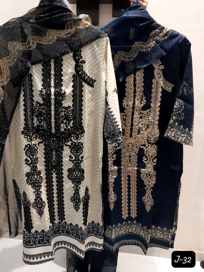 Jazmin Vol 32 Sapphire Lawn Cotton Pakistani Readymade Suits