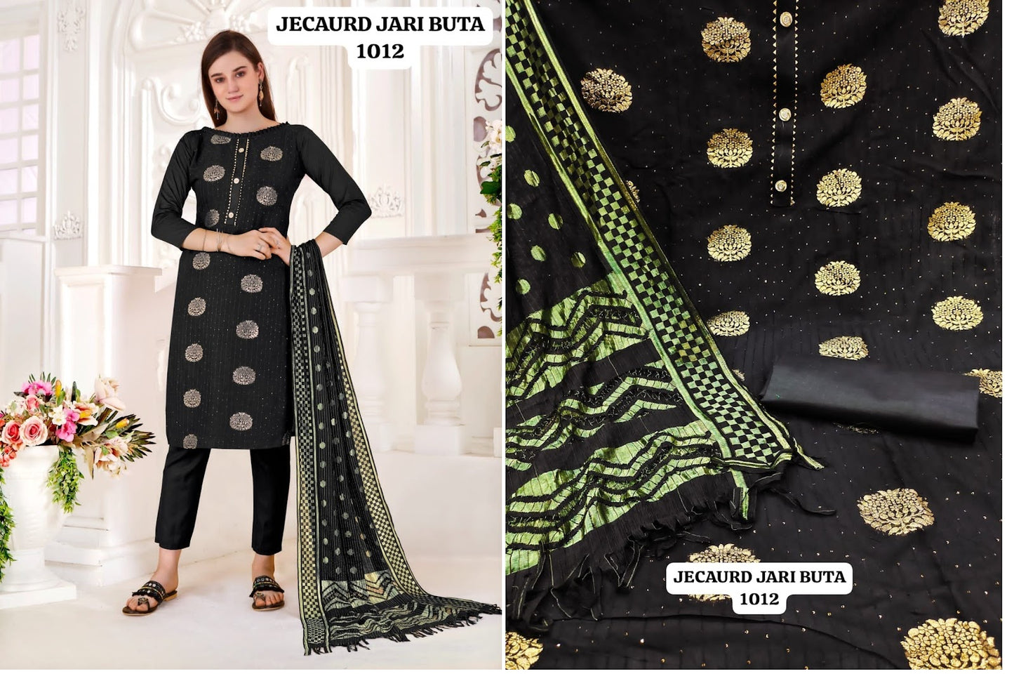 Jecaurd Jari Butta Rahul Nx Pant Style Suits