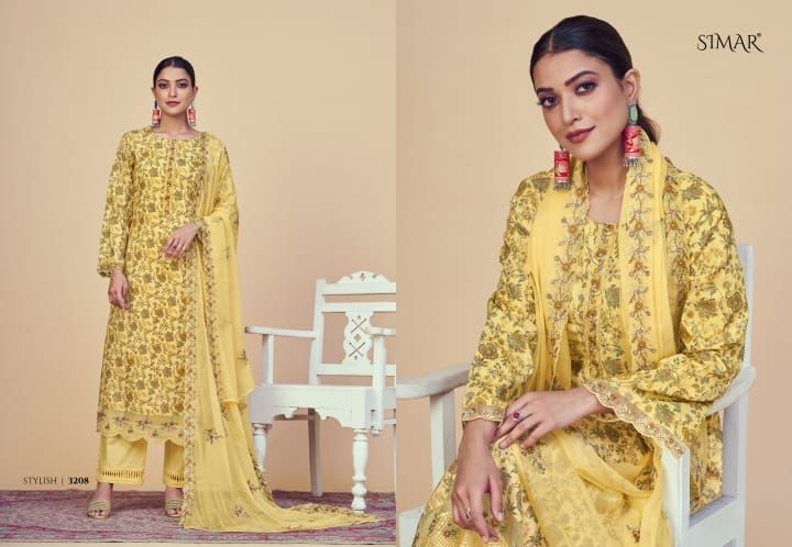 Jeevika Simar Cotton Pant Style Suits