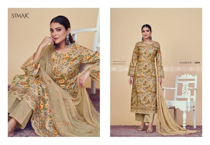 Jeevika Simar Cotton Pant Style Suits