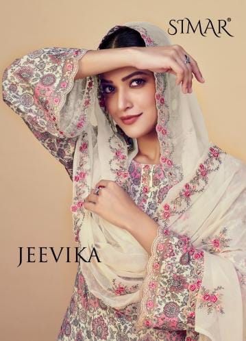 Jeevika Simar Cotton Pant Style Suits