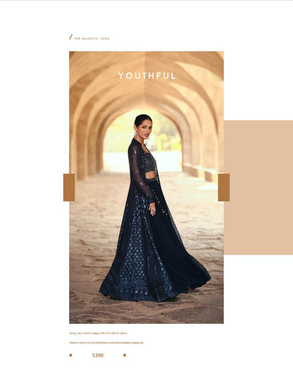 Jewel Sayuri Georgette Crop Top Skirt Jacket