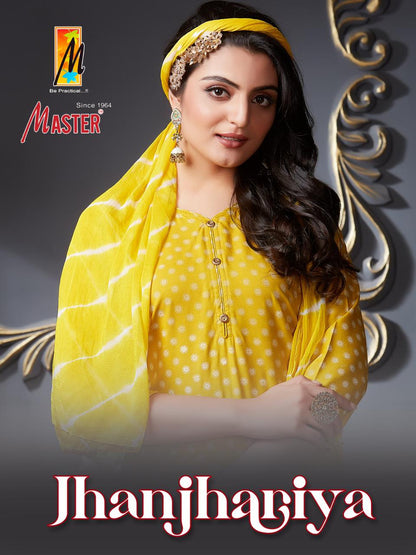 Jhanjhariya Master Rayon Readymade Plazzo Style Suits