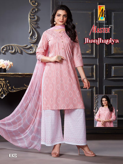 Jhanjhariya Master Rayon Readymade Plazzo Style Suits