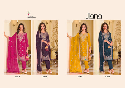 Jiana Eba Lifestyle Silk Pant Style Suits