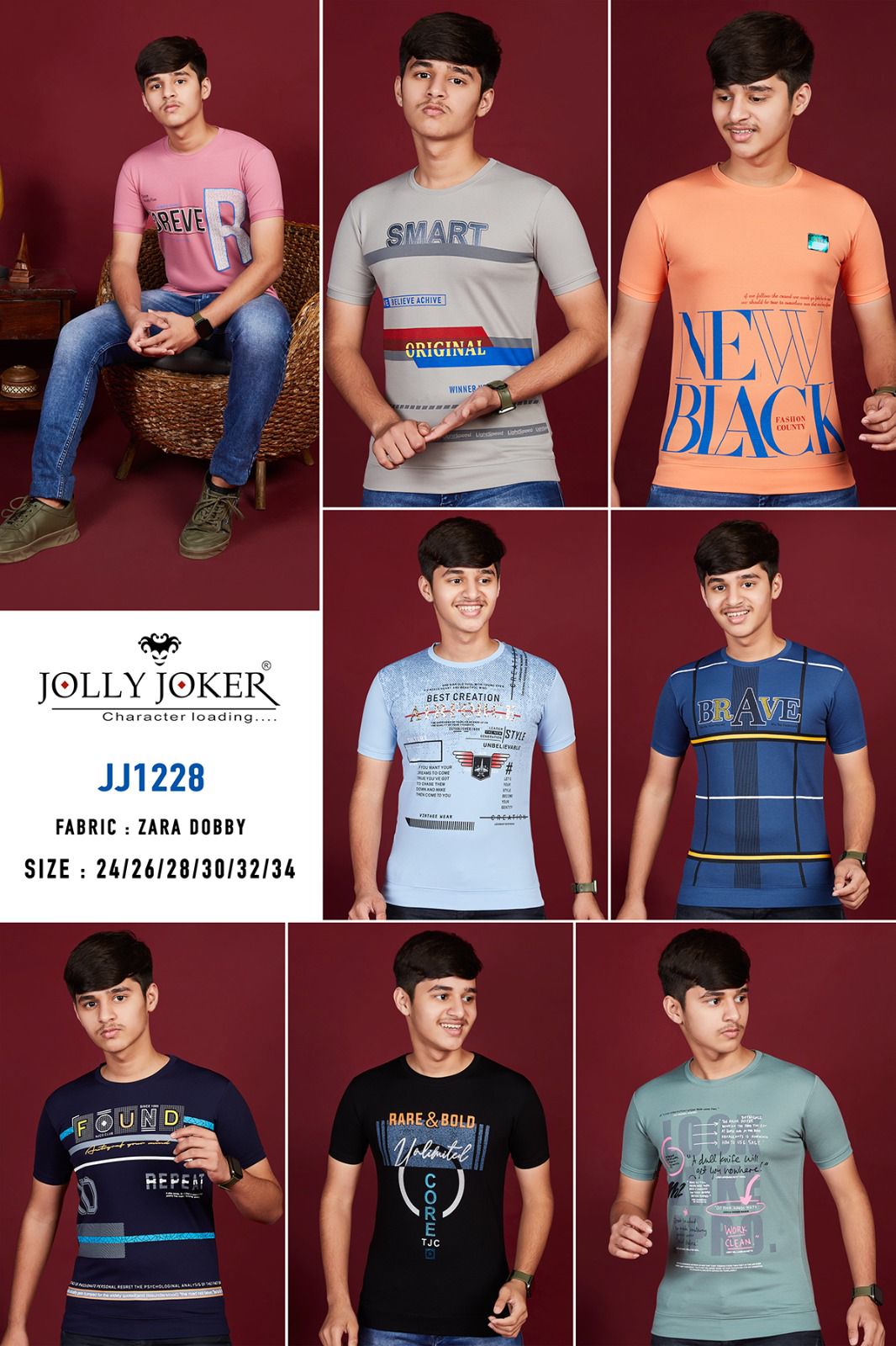 Jj 1228 Jolly Joker Imported Boys Tshirt