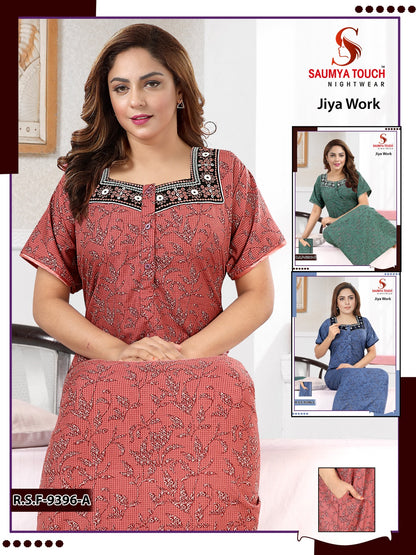 Jlya Work Saumya Touch Cotton Night Gowns