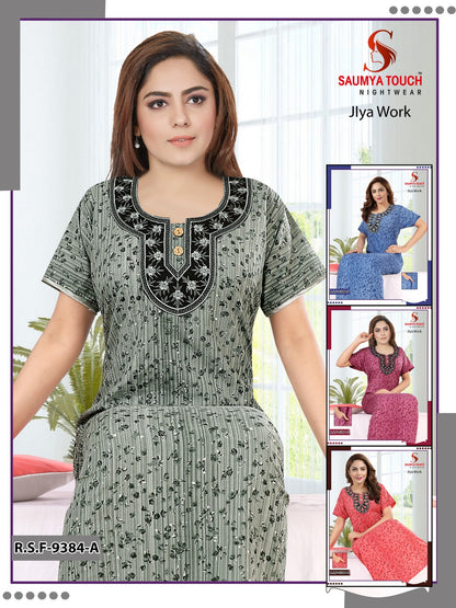 Jlya Work Saumya Touch Cotton Night Gowns