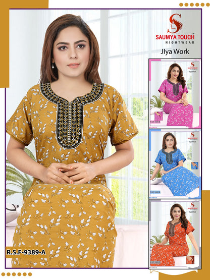 Jlya Work Saumya Touch Cotton Night Gowns