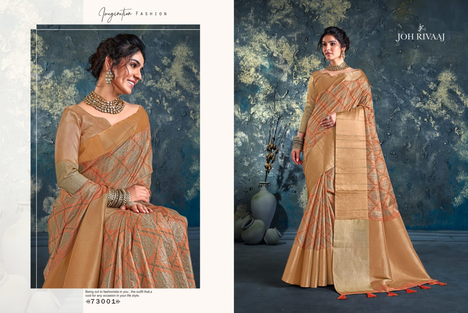 BUNAI VOL-4 BY JOH RIVAAJ 8901 TO 8907 SERIES INDIAN TRADITIONAL WEAR  COLLECTION BEAUTIFUL STYLISH