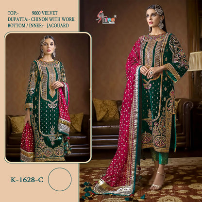 K-1628 Colors Shree Fabs Velvet Suits
