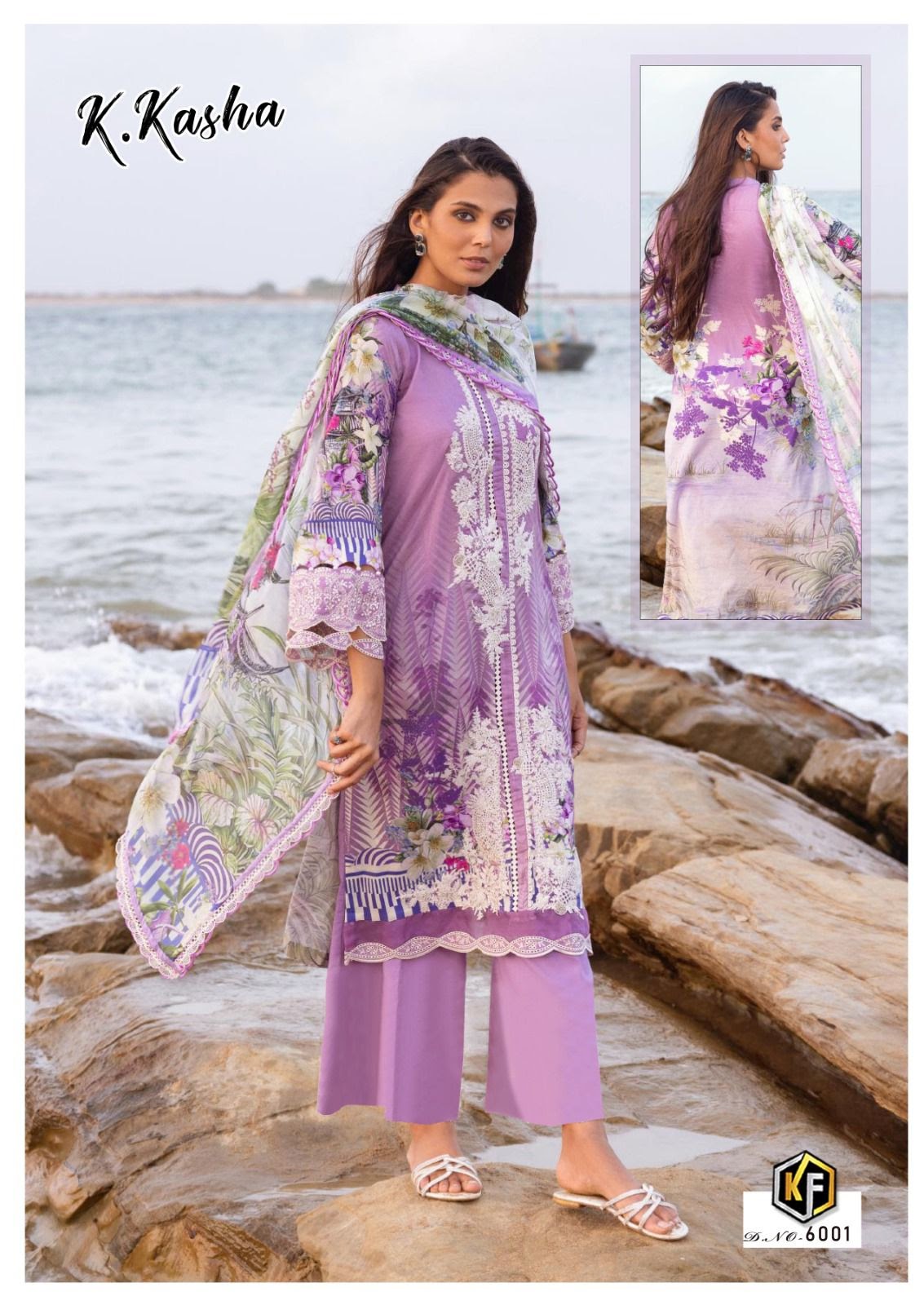K Kasha Vol 6 Keval Fab Cotton Karachi Salwar Suits