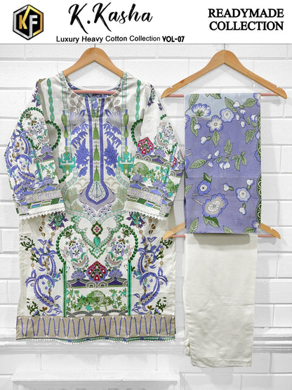 K Kasha Vol 7 Keval Fab Cotton Pakistani Readymade Suits
