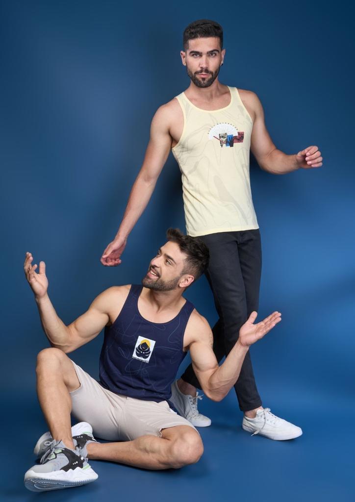 Ka J D5 Thanabat Cotton Mens Sando