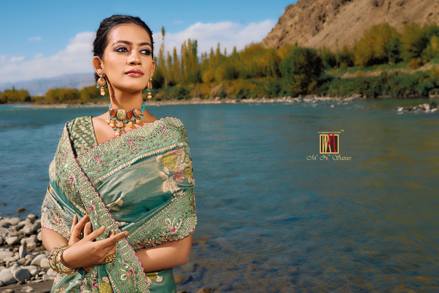 Kacchi Banarasi Mn Banarasi Sarees