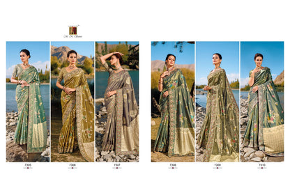 Kacchi Banarasi Mn Banarasi Sarees