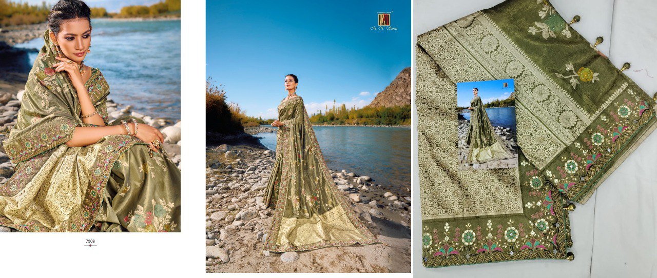 Kacchi Banarasi Mn Banarasi Sarees
