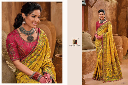 Kacchi Work Vol 4 Mn Sarees