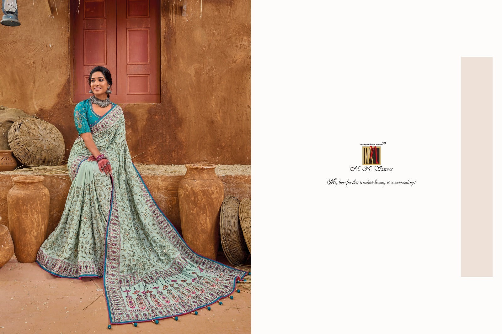 Kacchi Work Vol 4 Mn Sarees