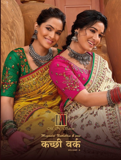Kacchi Work Vol 4 Mn Sarees