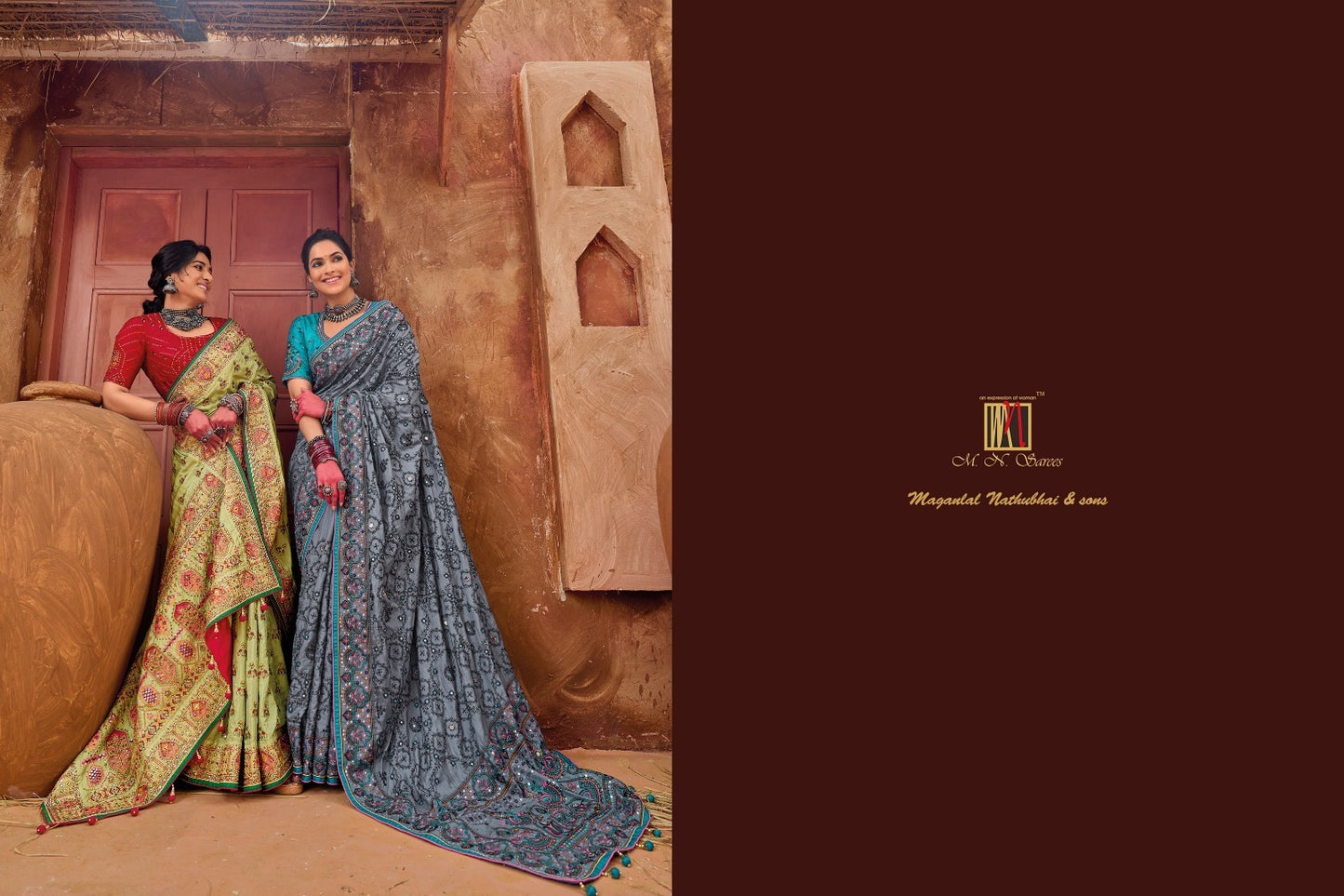 Kacchi Work Vol 4 Mn Sarees