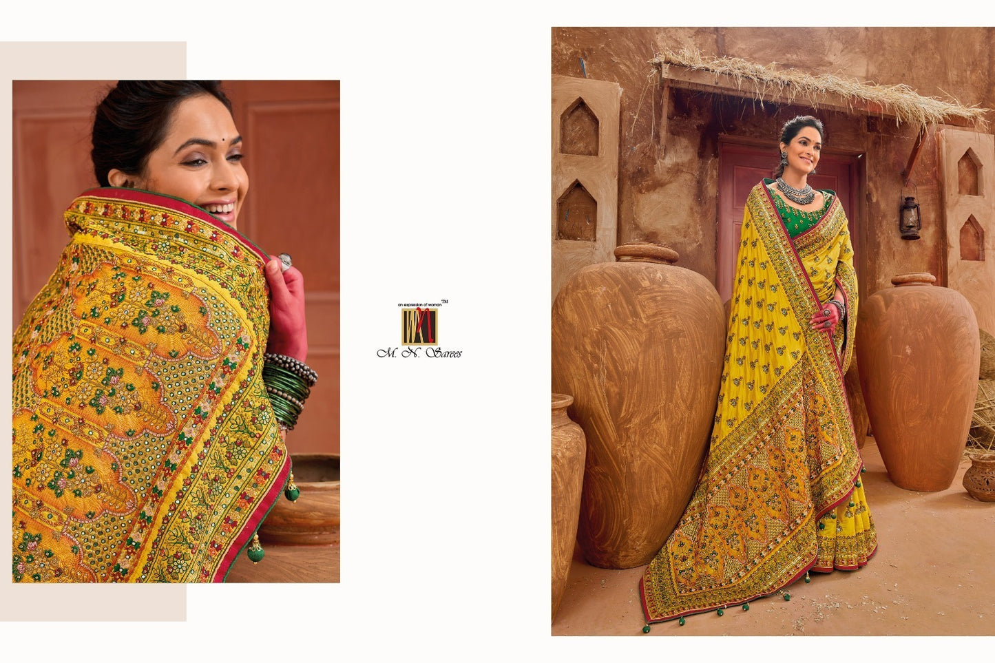 Kacchi Work Vol 4 Mn Sarees