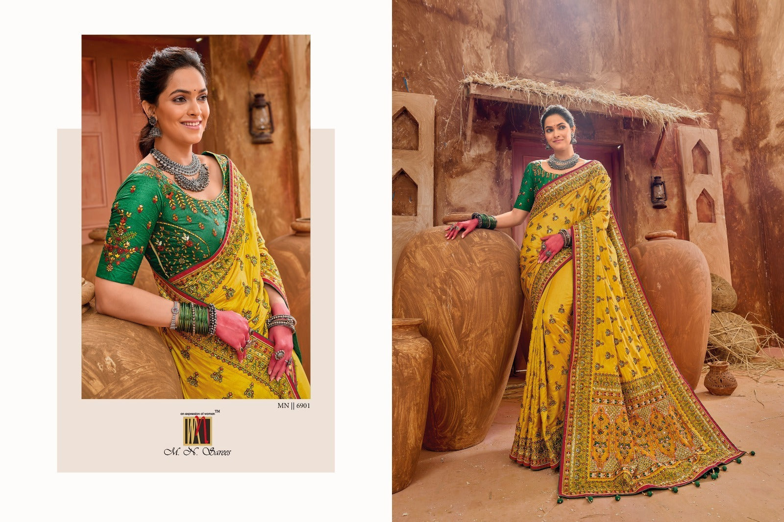 Kacchi Work Vol 4 Mn Sarees