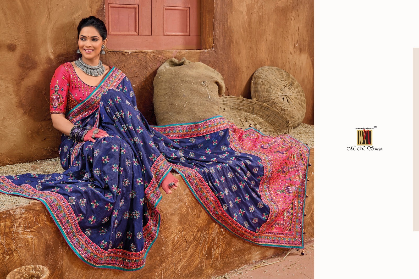 Kacchi Work Vol 4 Mn Sarees