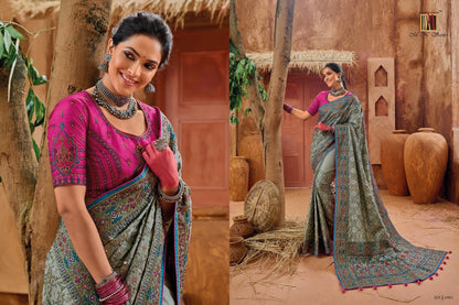 Kacchi Work Vol 4 Mn Sarees