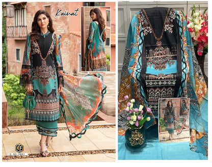 Kainat Luxury Lawn Vol 9 Keval Fab Karachi Salwar Suits