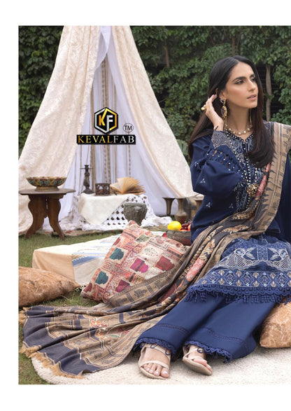 Kaira Vol 17 Keval Fab Lawn Cotton Karachi Salwar Suits