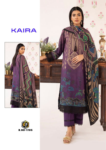 Kaira Vol 17 Keval Fab Lawn Cotton Karachi Salwar Suits