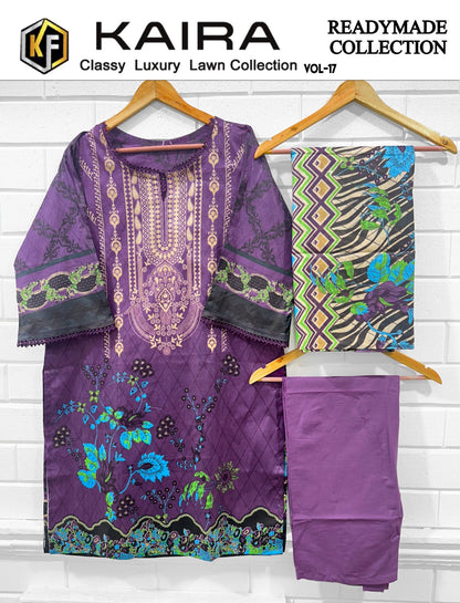 Kaira Vol 17 Keval Fab Lawn Cotton Pakistani Readymade Suits