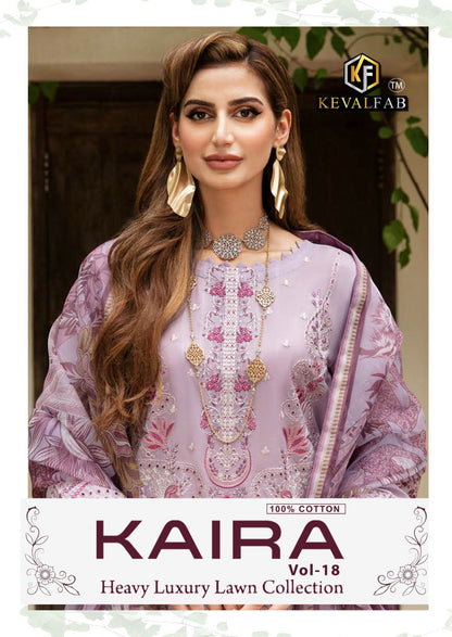 Kaira Vol 18 Keval Fab Karachi Salwar Suits
