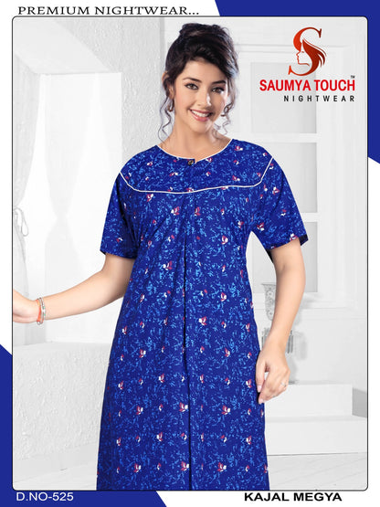 Kajal-2912 Saumya Touch Night Gowns