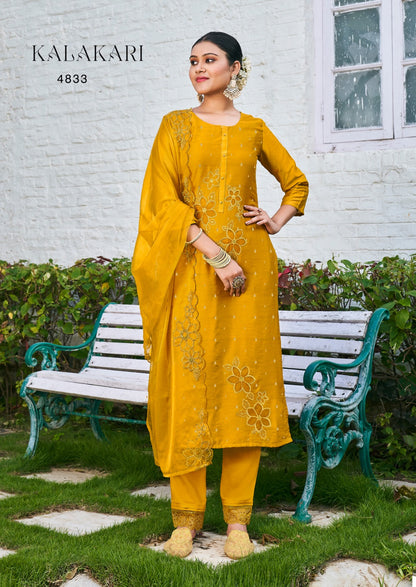 Kalakari Rangoon Viscose Readymade Pant Style Suits