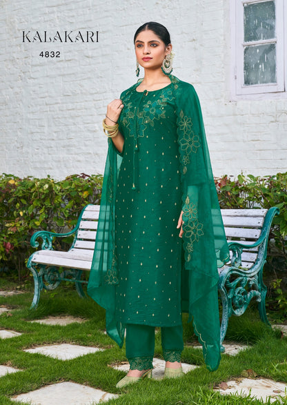 Kalakari Rangoon Viscose Readymade Pant Style Suits