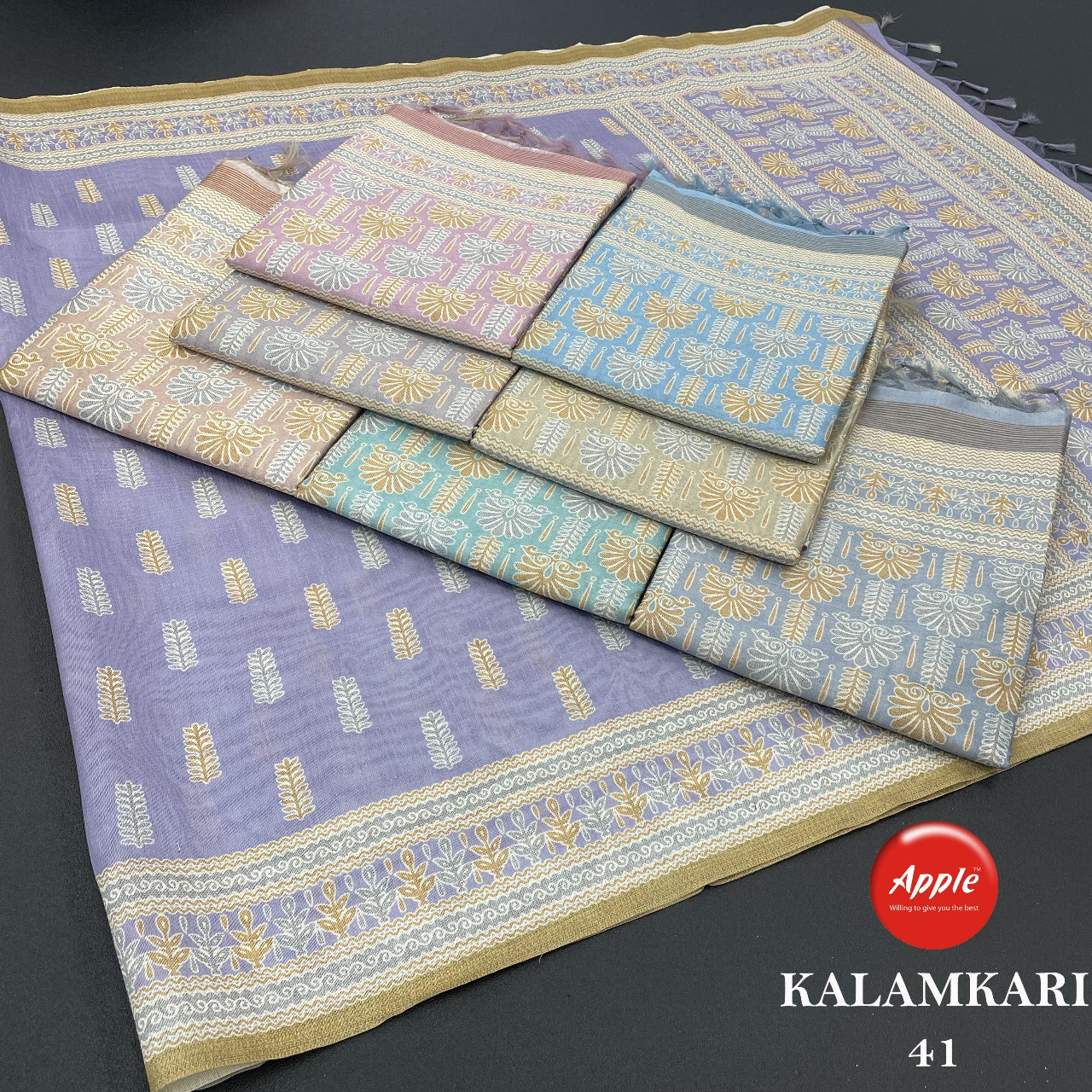 Kalamkari 37 To 42 Apple Sarees