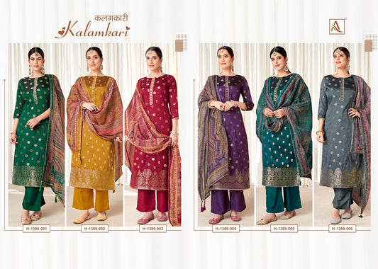 Kalamkari Alok Jacquard Pant Style Suits
