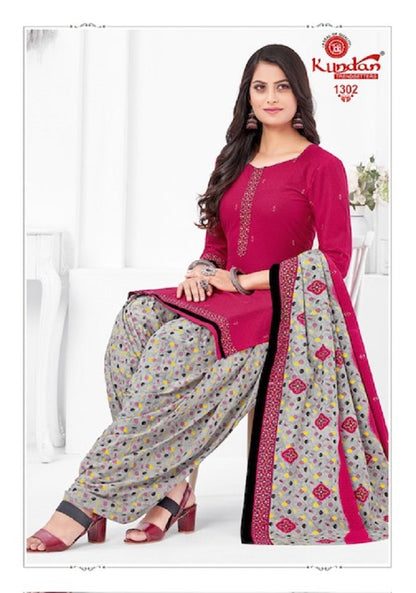 Kalash Vol 13 Kundan Cotton Dress Material