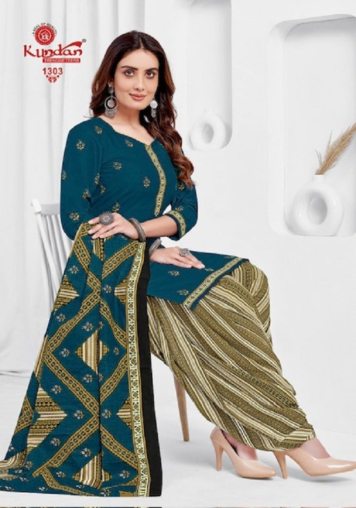 Kalash Vol 13 Kundan Cotton Dress Material